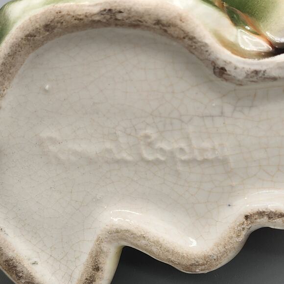 Vintage Asian Boy Royal Copley Oriental Ceramic Pottery Planter Figurine FLAWS - Picture 10 of 10